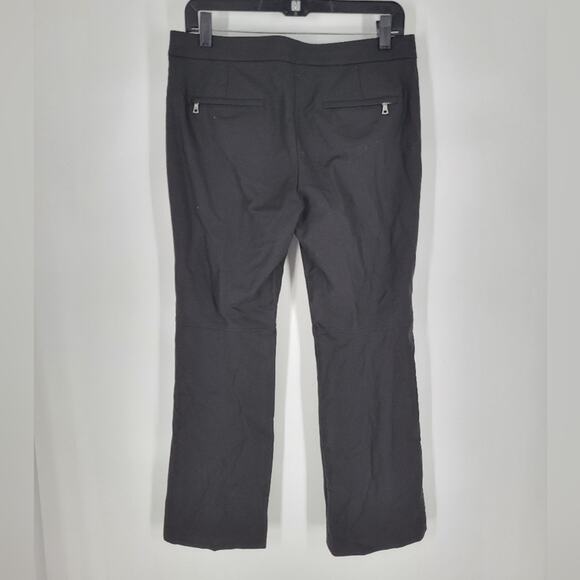 Theory Black Bootcut Mid Rise Pants 6 - Picture 6 of 12
